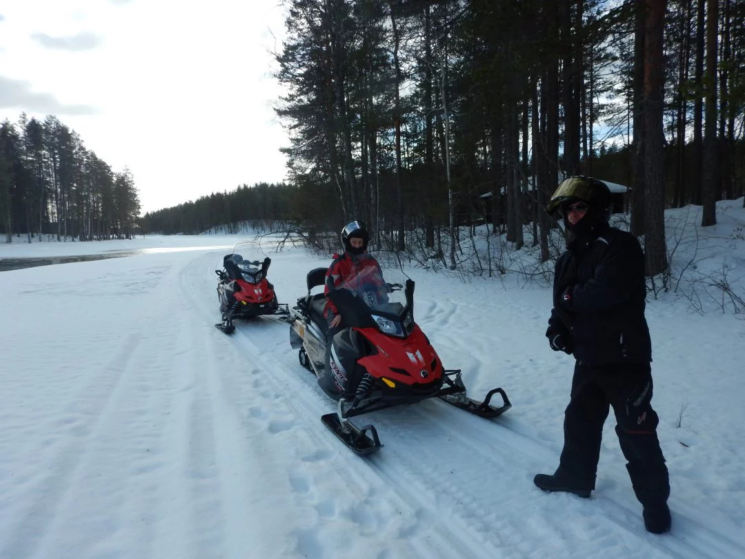 Motorschlitten Tour Finnland