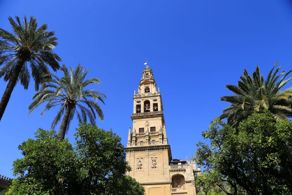 Grialda Glockenturm Cordoba Andalusien Spaniena