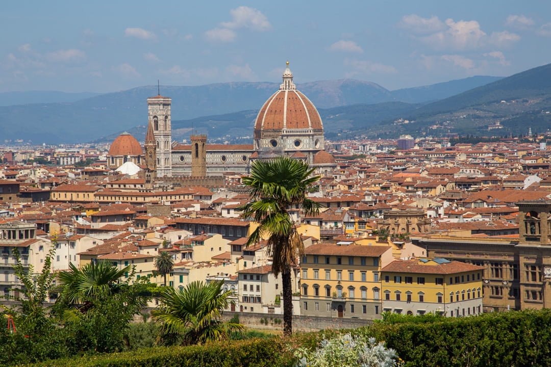 Sicht auf Florenze von der Piazzale Michelangelo