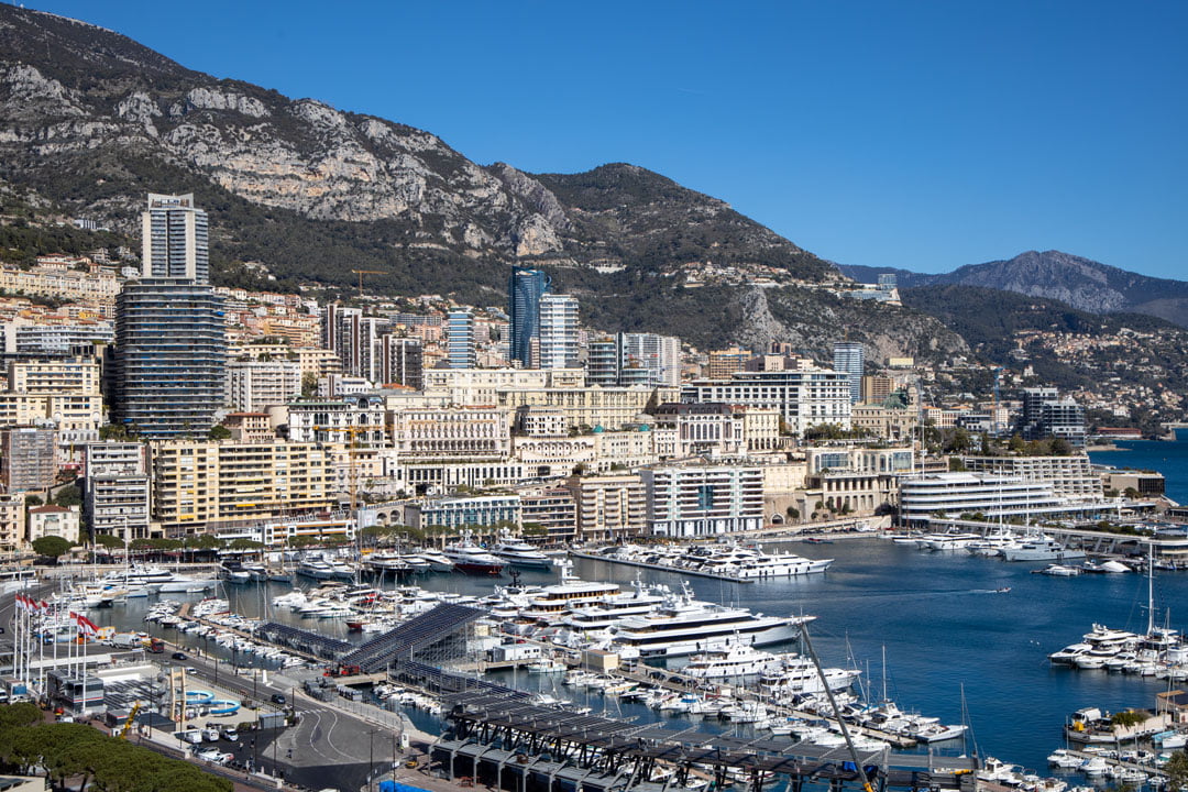Skyeline Monaco Yachthafen
