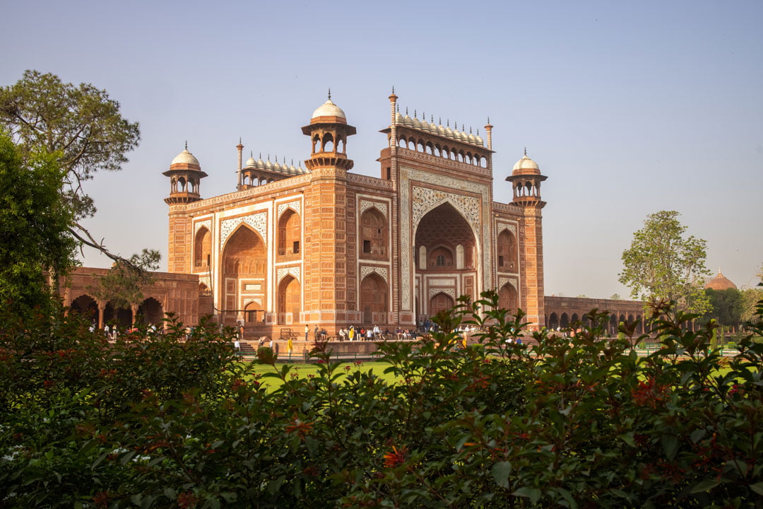 Agra Taj Mahal Eingang
