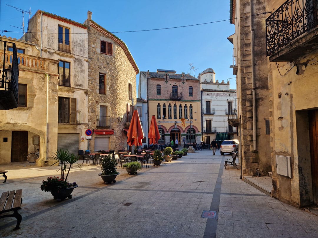 Macanet Sicht Richtung Dorfplatz von Macanet